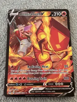 Centiskorch V TG14/TG30 Lost Origin Trainer Gallery Rare V Holo Pokemon - Image 1