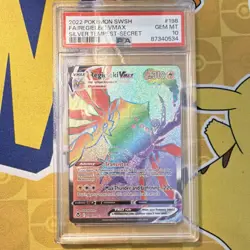 Pokemon Regieleki VMAX Secret Rare 198/195 Silver Tempest PSA 10 Holo - Image 1