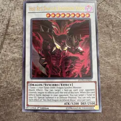Hot Red Dragon Archfiend Abyss - DUPO-EN057 - Ultra Rare 1st Ed Yugioh - LP - Image 1