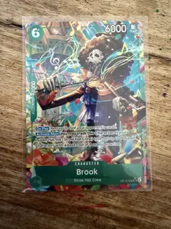 One Piece Card Game | Brook OP15-032 SR ALT ART IN-HAND | OP15 | English | NM/M - Image 1