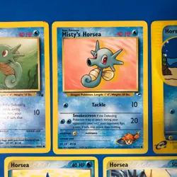 HORSEA VTG 5 Card LOT-Fossil 49/62- Aquapolis 84/147 EX Dragon33/97 Pokemon - Image 3