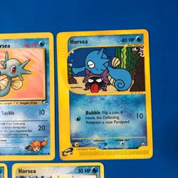 HORSEA VTG 5 Card LOT-Fossil 49/62- Aquapolis 84/147 EX Dragon33/97 Pokemon - Image 4