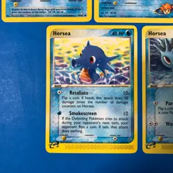 HORSEA VTG 5 Card LOT-Fossil 49/62- Aquapolis 84/147 EX Dragon33/97 Pokemon - Image 5