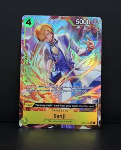 One Piece Sanji OP04-104 Alternate Alt Art Super Rare SR - PRB The Best NM ENG - Image 1