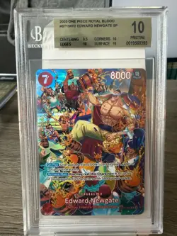 OP10 Edward Newgate SP Alt Art ST15-002 Royal Blood English SR BGS 10 - Image 1