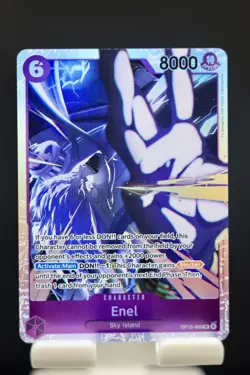 One Piece Enel Super Rare SR OP15-060 Adventure on Kami's Island Foil English NM - Image 1