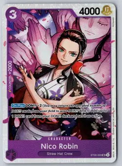 Nico Robin ST26-003 Starter Deck 26: PURPLE/BLACK Monkey.D.Luffy One Piece - Image 1
