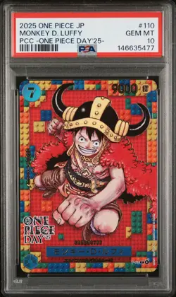 2025 ONE PIECE JP MONKEY D. LUFFY One Piece Day '25 #110 🔥PSA 10🔥 - Image 1