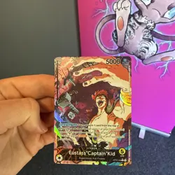One Piece TCG - Eustass "Captain" Kid - OP10-099 Royal Blood - Leader Alt Art - Image 1