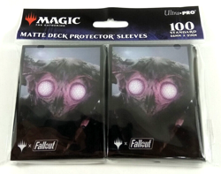 100 Ultra Pro Fallout Wise Mothman Card Sleeves 66x91mm Magic Pokemon - Image 1