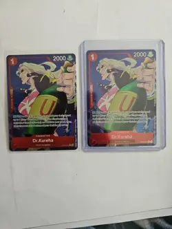 One Piece Card Dr. Kureha OP08-015 Alternate Art Rare English (×2 Card Lot) - Image 2