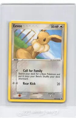 EEVEE 69/113 - COMMON - NON-HOLO - Delta Species - 2005 POKMEON CARD - NM - Image 1