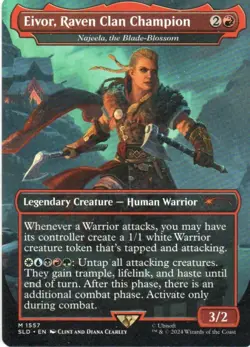 MTG: Secret Lair Drop Series: Eivor, Raven Clan Champion: LP Condition - Image 1