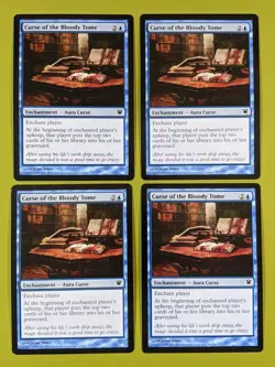 Curse of the Bloody Tome x4 Innistrad 4x Magic the Gathering MTG - Image 1