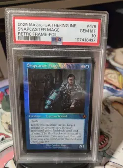 Snapcaster Mage (Retro Frame Foil) (PSA 10) - Image 1