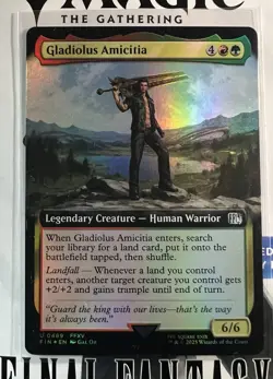 Gladiolus Amicitia (Extended Art) Final Fantasy Foil - Image 1