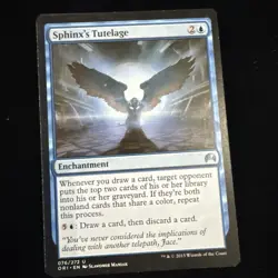Sphinx's Tutelage Magic Origins - Magic the Gathering Blue - Image 1