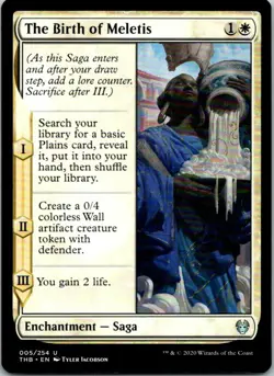 The Birth of Meletis Magic The Gathering Theros Beyond Death Mint X1 - Image 1