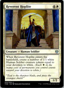 Reverent Hoplite Magic The Gathering Theros Beyond Death Mint X1 - Image 1
