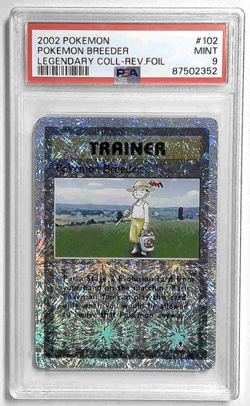 1x V1092: 2002: POKEMON BREEDER: LEGENDARY COLL-REV.FOIL: 102/110: PSA 9: MINT: - Image 1