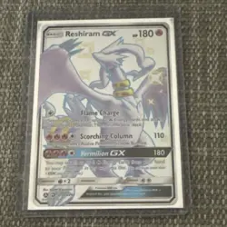 Pokemon Reshiram GX SV51/SV94 Hidden Fates Shiny Vault Holo Card Mint Condition - Image 1