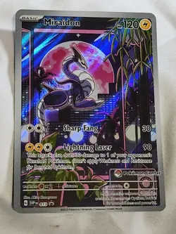 Pokemon Tcg Miraidon Pokemon Center Exclusive 013 Scarlet & Violet Promo stamped - Image 1