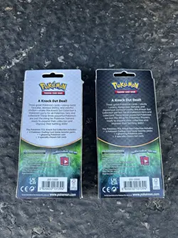 Pokemon Knockout Collection Tyranitar & Lucario Set 2 Boxes - 4 Packs & Promos - Image 2