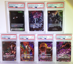 Lot 7 OP13 PSA 10 Set FIVE ELDERS DEMON GOD PACK One Piece SPECIAL ALTERNATE ART - Image 1
