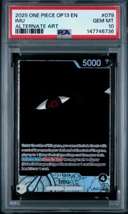 Lot 7 OP13 PSA 10 Set FIVE ELDERS DEMON GOD PACK One Piece SPECIAL ALTERNATE ART - Image 3