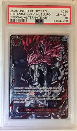 Lot 7 OP13 PSA 10 Set FIVE ELDERS DEMON GOD PACK One Piece SPECIAL ALTERNATE ART - Image 5