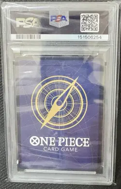 Bandai PSA 9 Monkey D. Luffy ST10-006 One Piece Promo English Foil SR Rush - Image 2