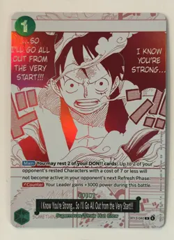 Monkey D. Luffy - OP13-040 - Treasure Campaign Promo - One Piece English - Image 1