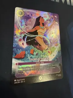 Disney Lorcana Colors of the Wind ENCHANTED 228/204 English - Image 3