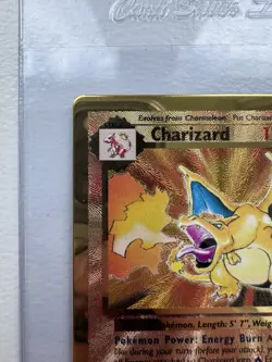 Pokemon Charizard Promo Holo Metal 004/102 Miscellaneous Cards 120 HP Stage 2 - Image 2