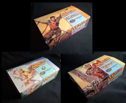 Lot of Three (3) Vintage 2001 Magic MTG Emply Card Boxes - Image 1