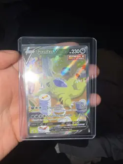 Pokemon TCG Tyranitar v Full Art Holo Rare Alternate Card 155/163 Battle Styles - Image 1