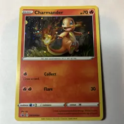 Charmander SWSH092 SWSH: Sword & Shield Promo Card Holo NM - Image 1