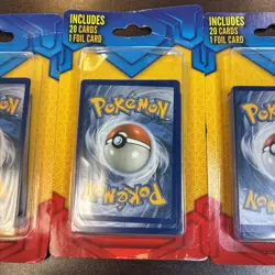 RARE Mystery Pokemon Pack of 20 Cards with 1 Foil Card Factory Sealed pack of 3 - Image 3
