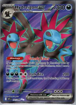Hydreigon ex 161/086 SV: White Flare - Pokemon Card - NM - Image 1