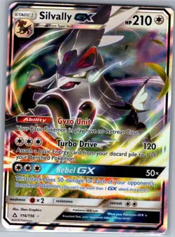 Silvally GX 116/156 SM - Ultra Prism - Pokemon Card - LP - Image 1