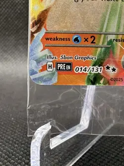 Pokemon TCG Prismatic Evolutions Flareon EX Promo Card 014/131 Stamped Sealed - Image 4