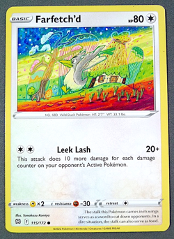 Pokemon Farfetch'd Trading Card 115/172 - Image 1
