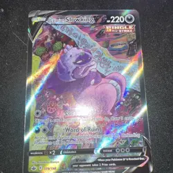 Pokemon Galarian Slowking v TCG Card Sword & Shield Chilling Reign 179/198 - Image 1