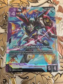 Gundam Card Game Force Impulse Gundam LR Starter 09 Destiny Ignition ST09-002 - Image 1