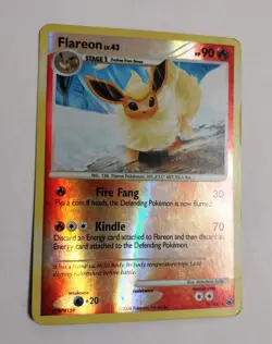 Pokemon TCG English Card Majestic Dawn Flareon 19/100 Reverse Holo MP - Image 1