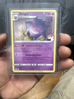 Pokemon TCG Gengar Non-Holo Card 066/196 Play! Prize Pack Stamped - Image 1