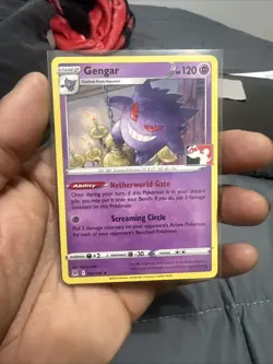 Pokemon TCG Gengar Non-Holo Card 066/196 Play! Prize Pack Stamped - Image 3