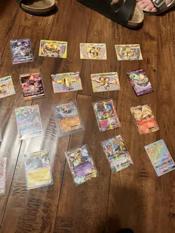 Pokemon TCG 15-Card Holo GX/EX Lot: Mewtwo GX, Charizard GX, Rayquaza - Image 2