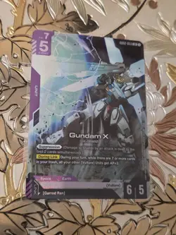 Gundam Card Game Gundam X Legend Rare Dual Impact GD02-053 LR - Image 1