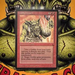 Goblin Wizard MTG The Dark Free Shipping! - English - Image 1